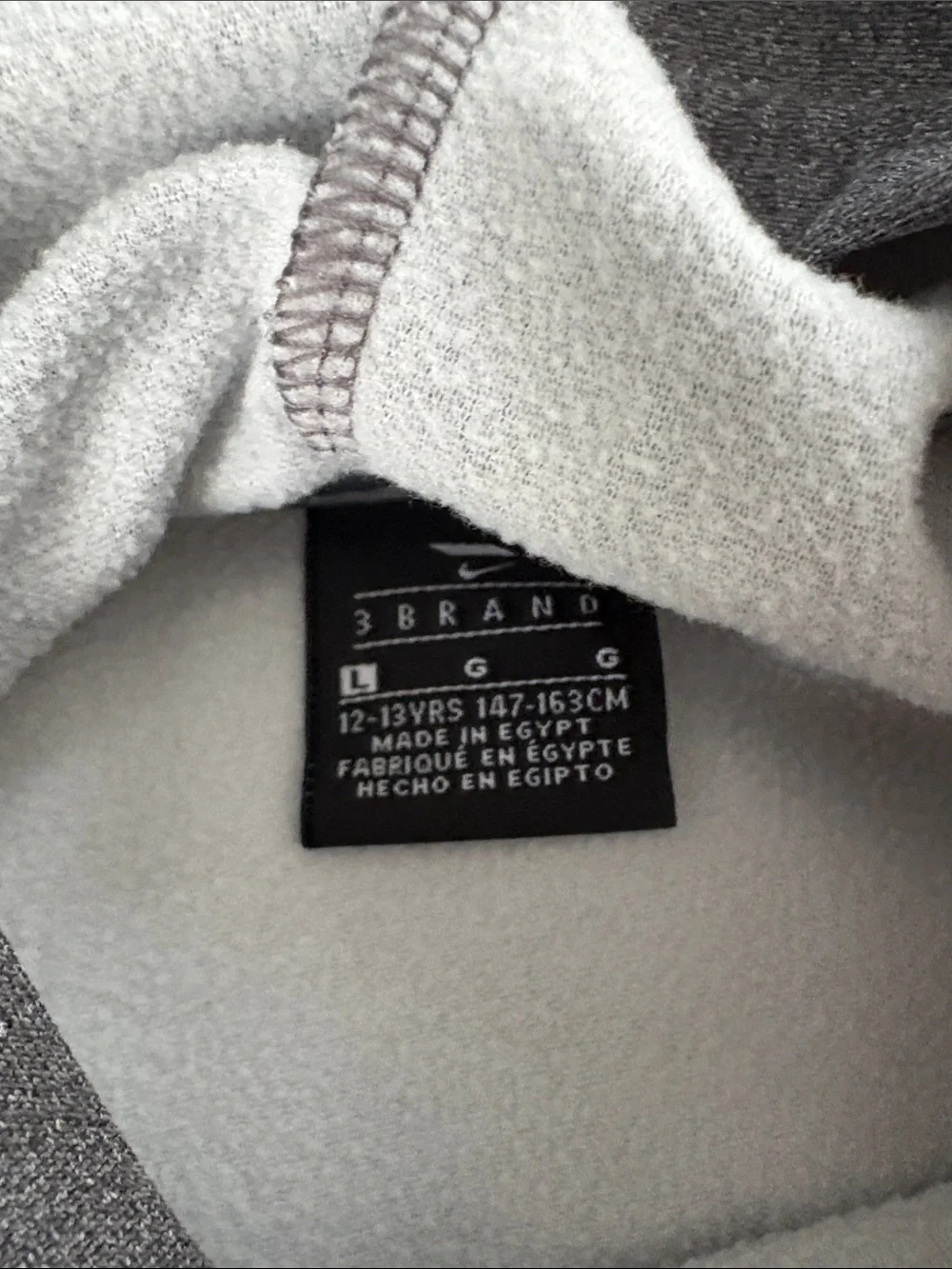 Nike Gray Let's Go Dri-FIT Hooded Pullover